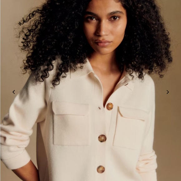 Sezane Betty Cardigan in Ecru - Picture 2 of 6